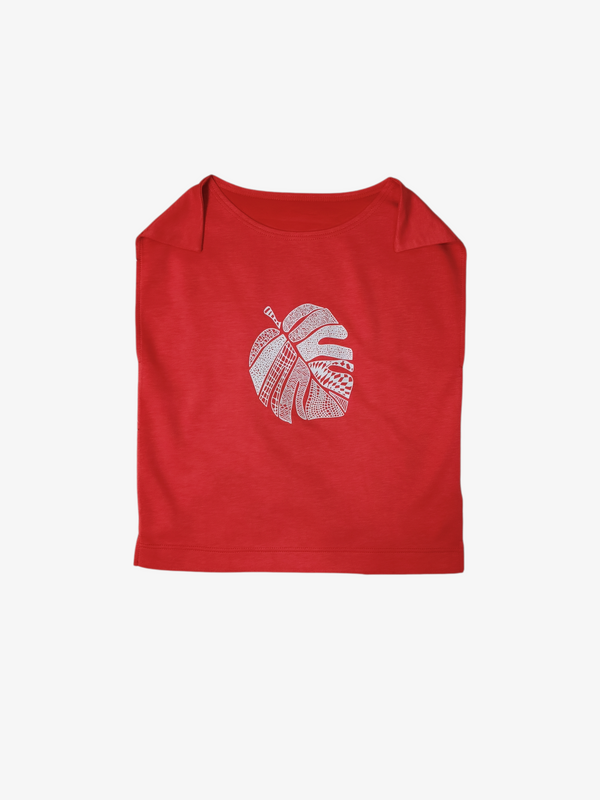 KANE FORTUNE LEAF PRINT TOP (TC47461)