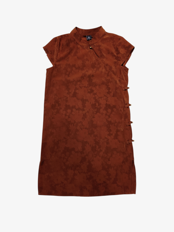 LULU PROSPER MANDARIN COLLAR DRESS (DRS75844)