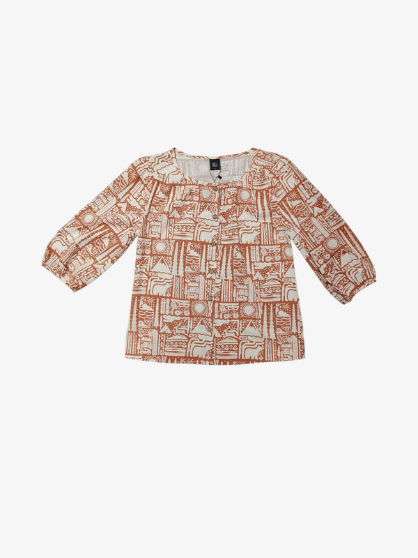 JAYA NATURE MOTIF PRINTED TOP (BB75868)