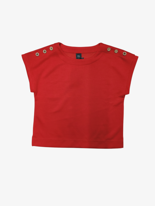 KADEN CHIC BUTTON DETAIL SLEEVELESS TOP (TS47469)