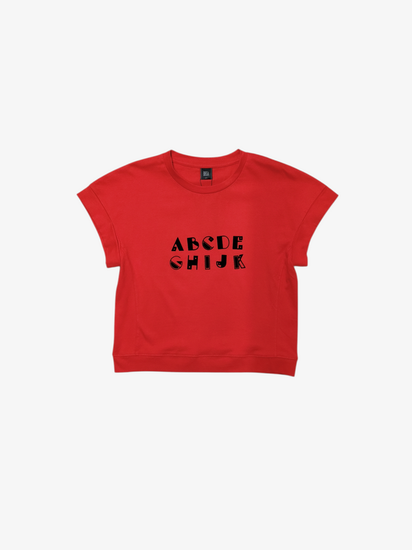 SEREN MINIMAL LETTER GRAPHIC TOP (TS47471)