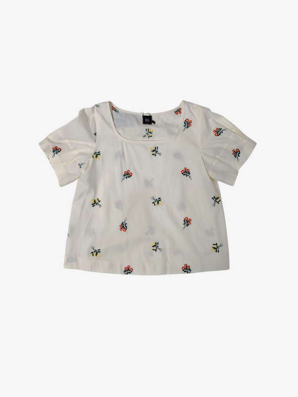 ESME SOFT BLOOM SQUARE NECK TOP (BS56744)