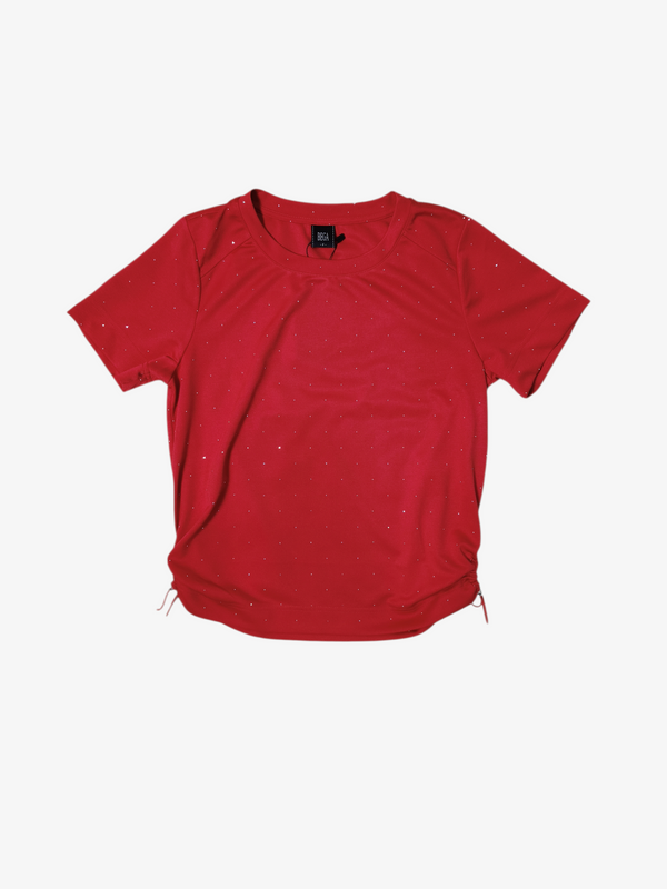 LEA SHIMMER ACCENT TEE (TS75859)