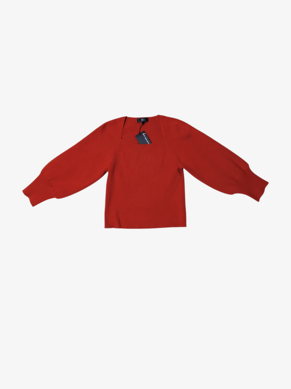 MILA AMBER PUFF SLEEVE KNIT TOP (KB30563)