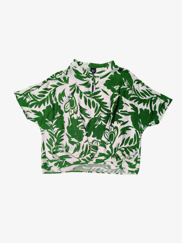 NICOLA BOTANICAL BREEZE PRINTED TOP (BS56755)