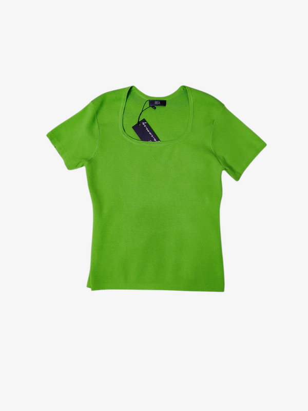 OLLY CLASSICE SCOOP NECN KNIT TOP (KS30560)