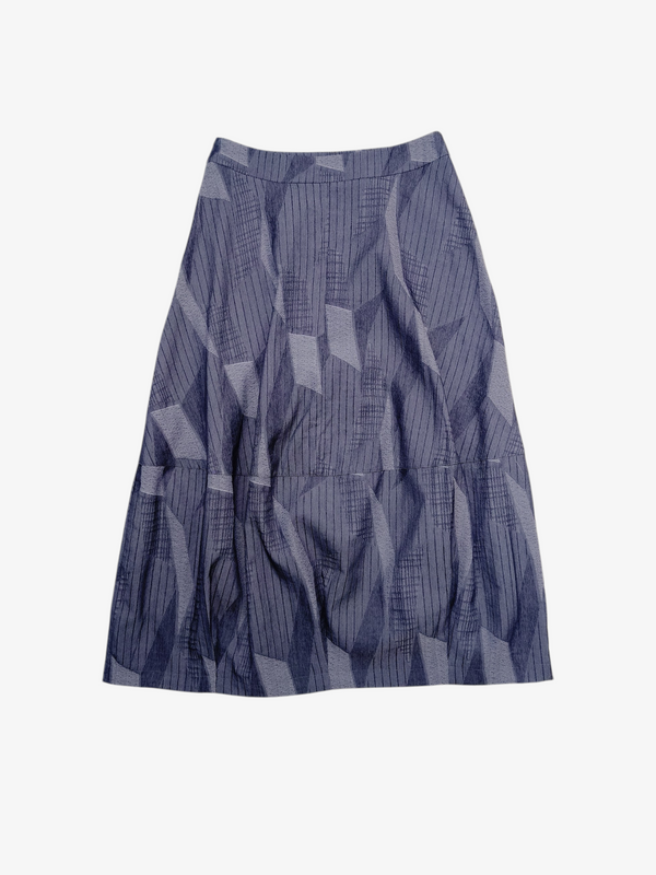 FLYNN ABSTRACT PATTERN FLOW SKIRT (N-SKM75862)