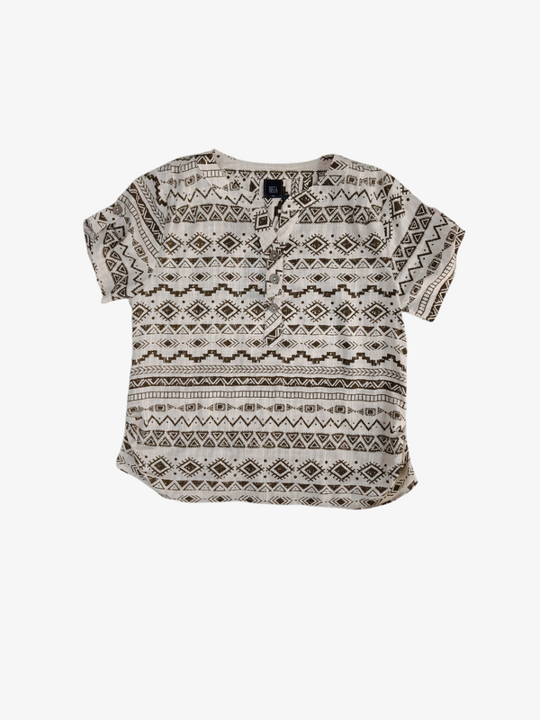 OLLIE GEOMETRIC PRINT TOP (VB-BS75750)