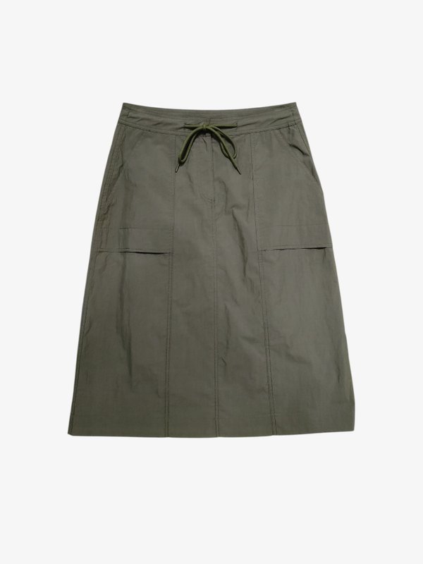 ELLIS DRAWSTRING WAIST CARGO SKIRT (N-SKM41490)