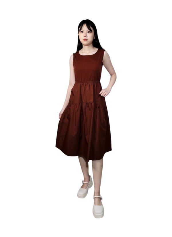 JENNY RELAXED FIT TIERED DRESS (N-DRV75899)