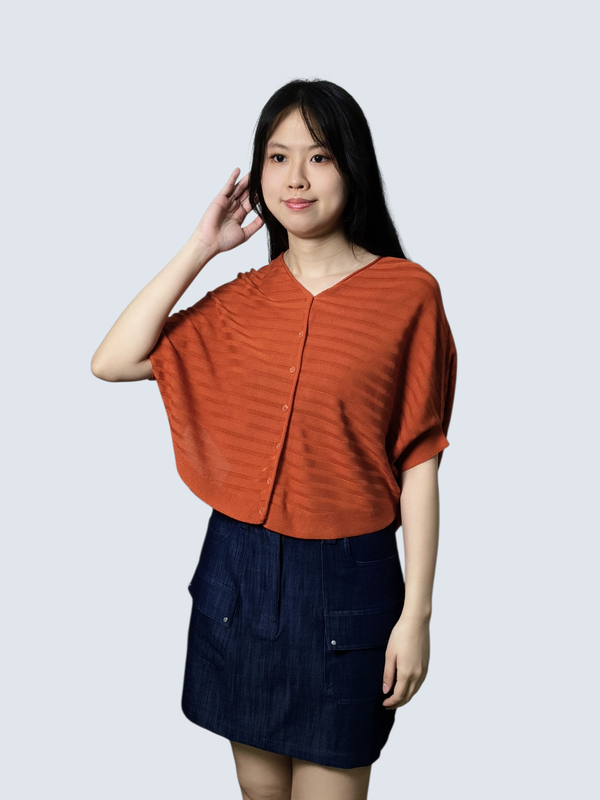 MALIHA BATWING KNIT CARDIGAN (W-KJK30561)