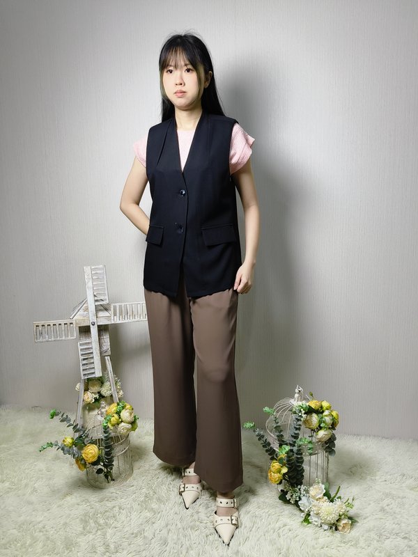 CODY TAILORED BUTTON VEST (V-BVT75874)