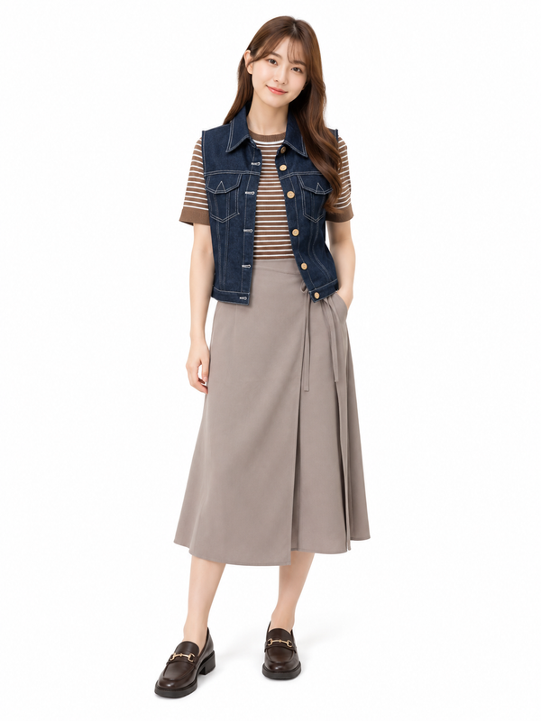MILAN VINTAGE DENIM VEST (N-BVT75949)