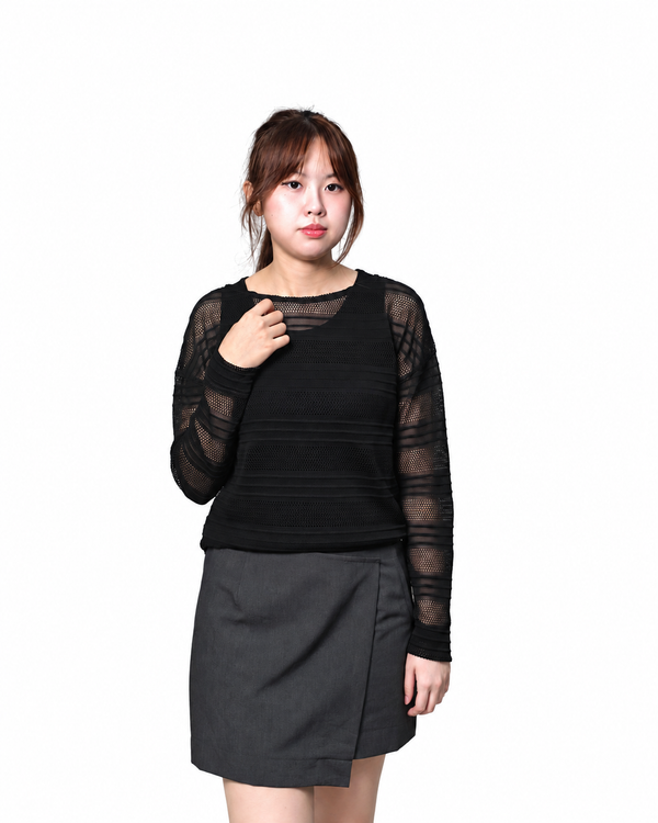 COLBY CHIC ASYMMETRICAL SKORT (N-SK41497)