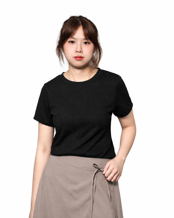 DANA SOFT WAVE TEXTURED TOP (V-TS47568)