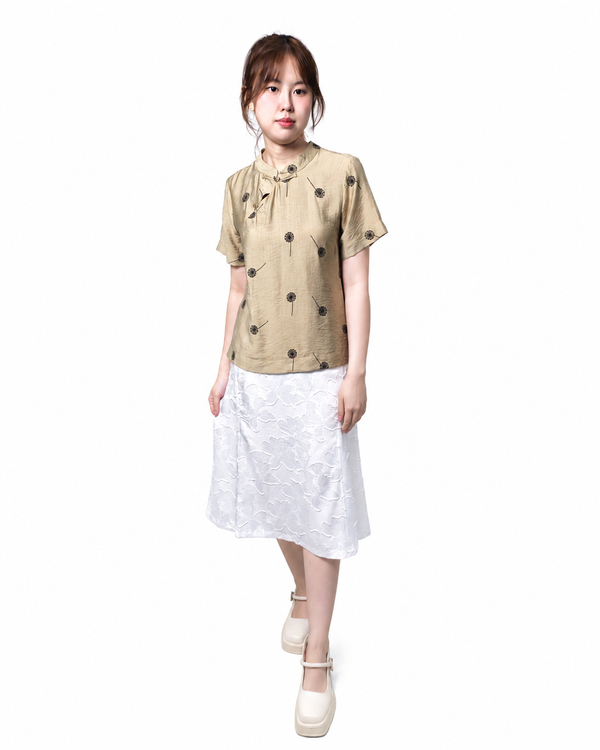 ANTONIA ORIENTAL ELEGANCE BLOUSE (V-BS75974)