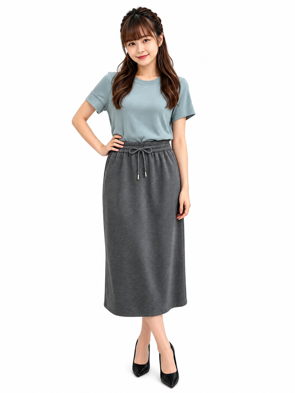 SAFA ESSENTIAL ESSENTIAL RIBBED TEE (V-TS47538)