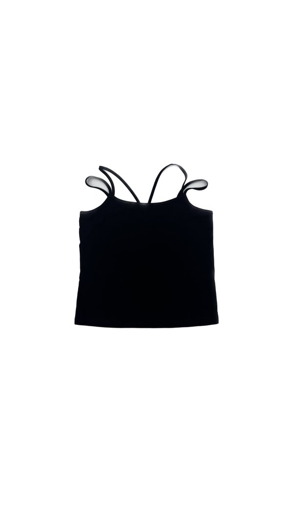 KRISTINA SLEEVELESS SINGLET (BLACK)